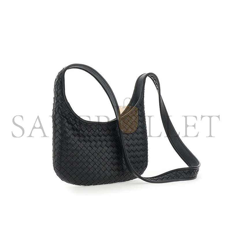 BOTTEGA VENETA INTRECCIATO LEATHER CROSSBODY BAG (25*17*3cm)